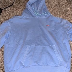 Light blue Levi’s hoodie